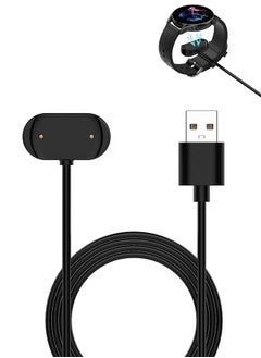 انت كابل شحن ساعة USB ل Amazfit GTR ، حامل شحن مغناطيسي ملحقات الساعة الذكية 1 متر أسود  - Image 1
