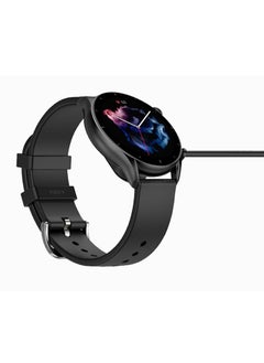 انت كابل شحن ساعة USB ل Amazfit GTR ، حامل شحن مغناطيسي ملحقات الساعة الذكية 1 متر أسود  - Image 5