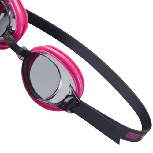 ARENA Bubble 3 Junior Training Swim Goggles Black Smoke Fuchsia - Image 3