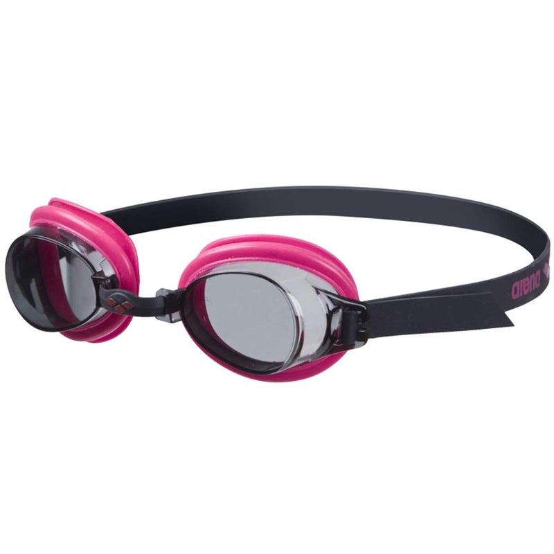 ARENA Bubble 3 Junior Training Swim Goggles Black Smoke Fuchsia - Image 2