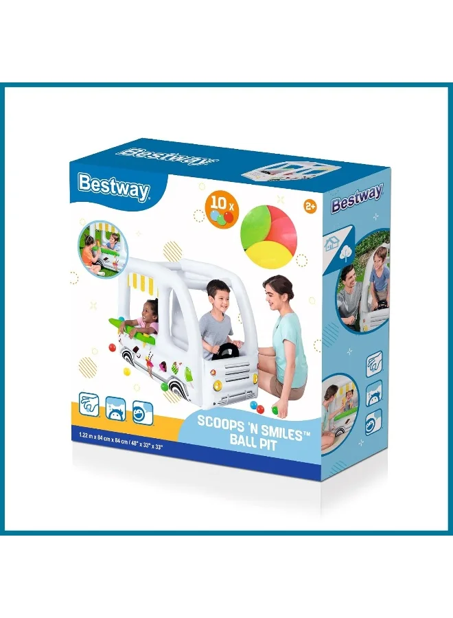 Bestway 48" X 33" X 33" Scoops 'N Smiles Ball Pit 122x84x84cm
