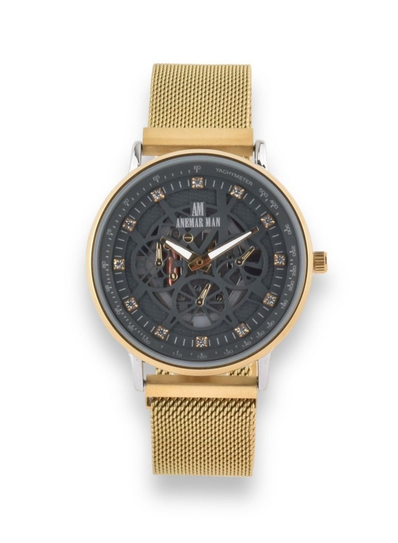 FANDER BLUE New watch for men, elegant shape, made of stainless steel