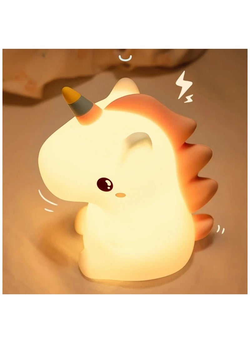Generic - Unicorn Night Light for Kids – Soft Glow Bedside Lamp for a Relaxing Sleep Environment - Image 1