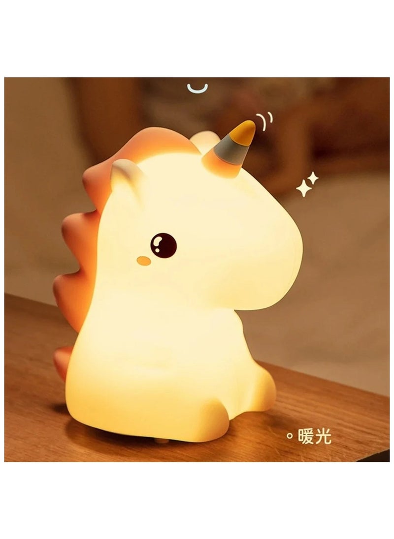 Generic - Unicorn Night Light for Kids – Soft Glow Bedside Lamp for a Relaxing Sleep Environment - Image 1