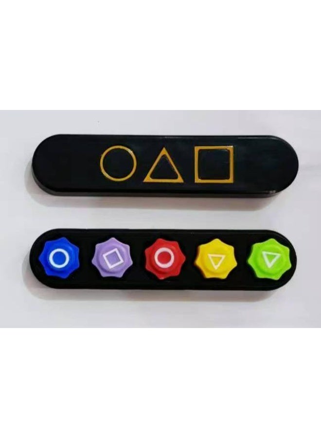 TOY GARDEN Gonggi Korean Traditional Marble Game – Toss and Catch Game with 5 Colorful Stones for Kids & Adults  - Image 5