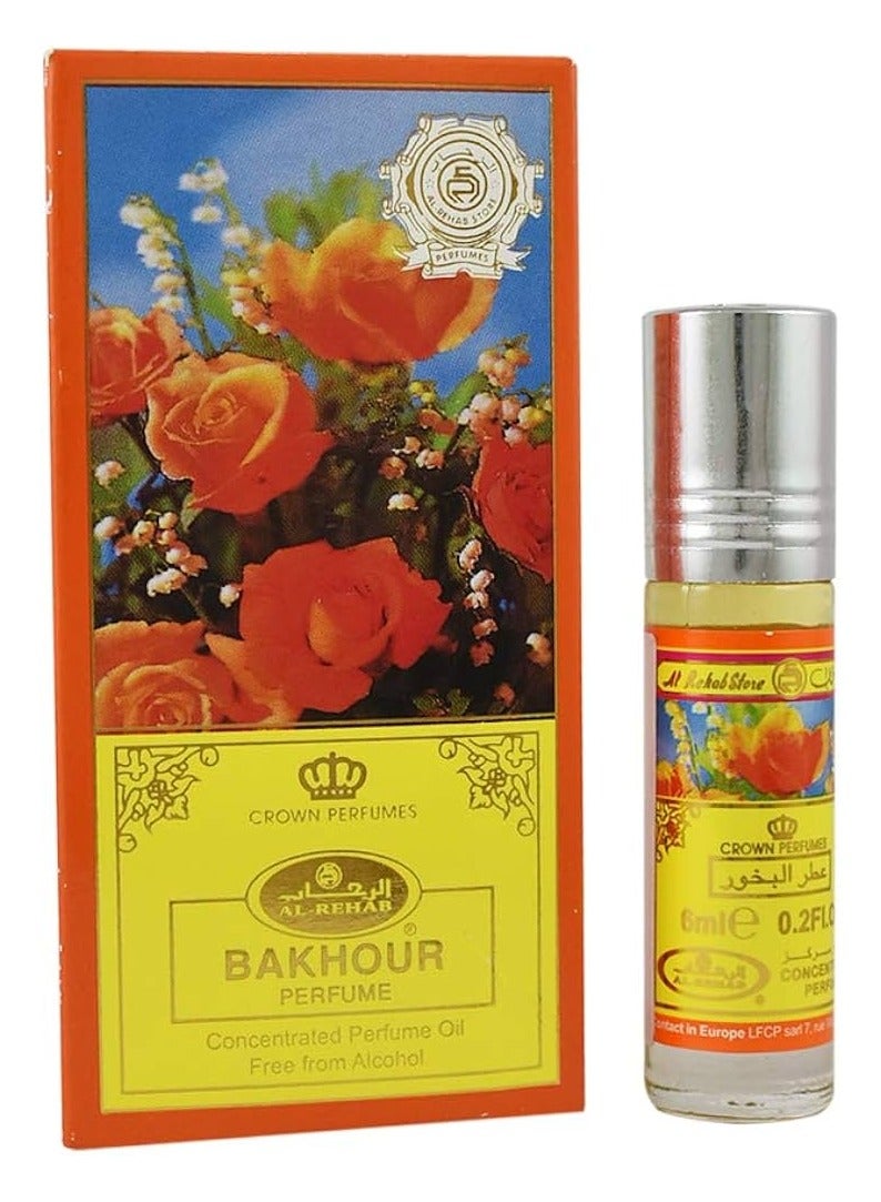 Al Rehab perfumes Bukhoor Concentrated Perfume Oil Without Alcohol 6ml (Pack of 6)  - Image 2