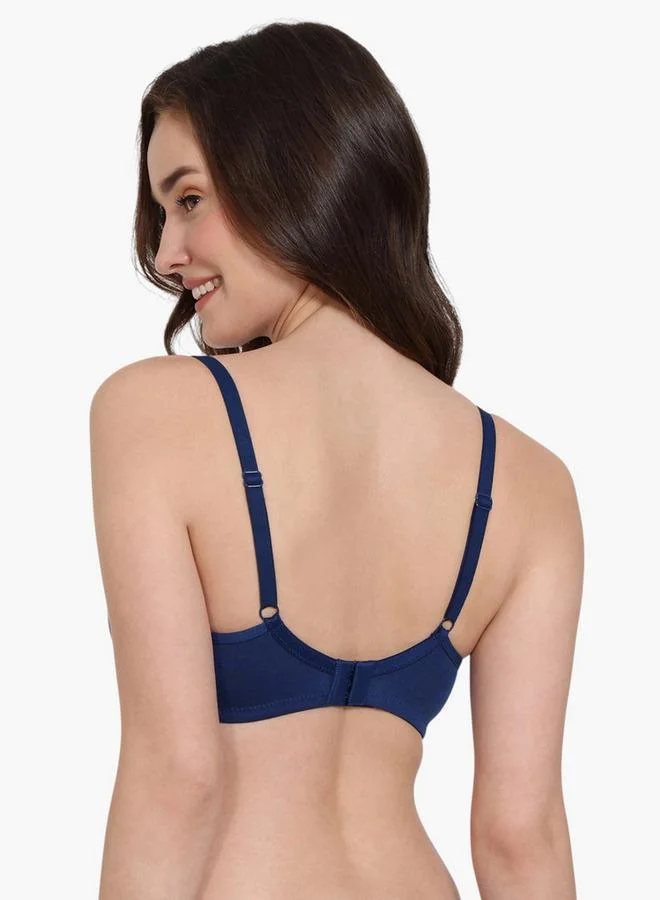 zivame Zivame Non-Padded Bra with Hook and Eye Closure