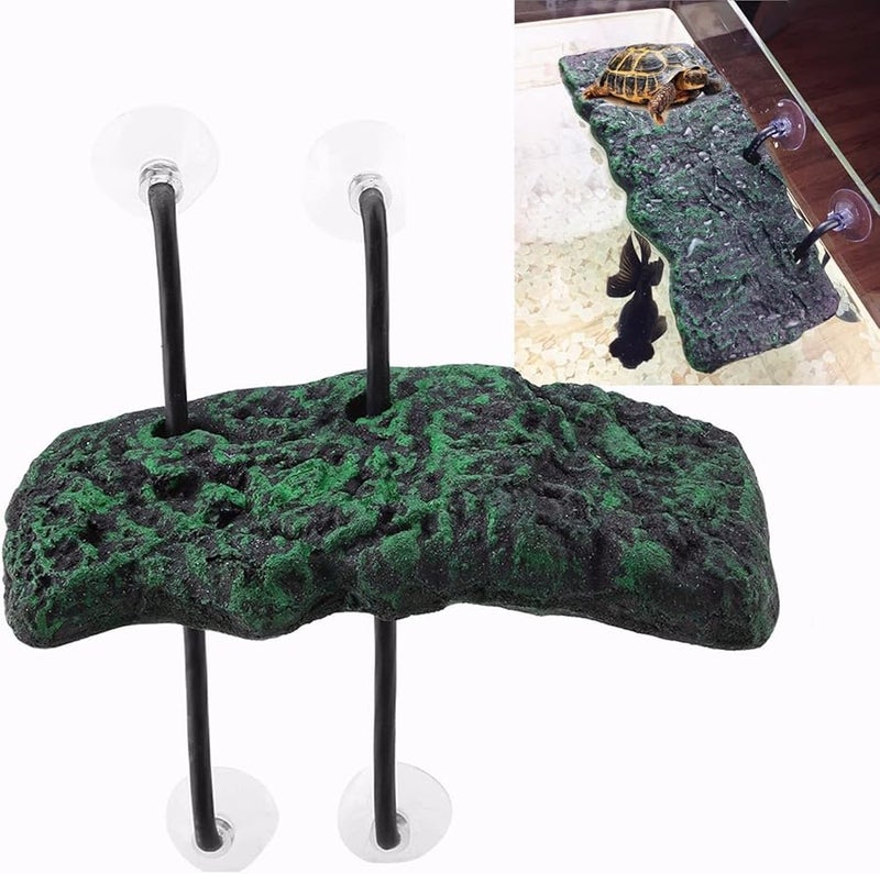 Small Turtle Basking Platform with Suction Cup Floating Reptile Ramp for Aquatic Turtles - Image 2
