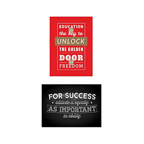 PAPER PLANE DESIGN Quote and Motivational Poster Set of 10 (Size 45 x 30 cm) (Poster-E) - Image 4