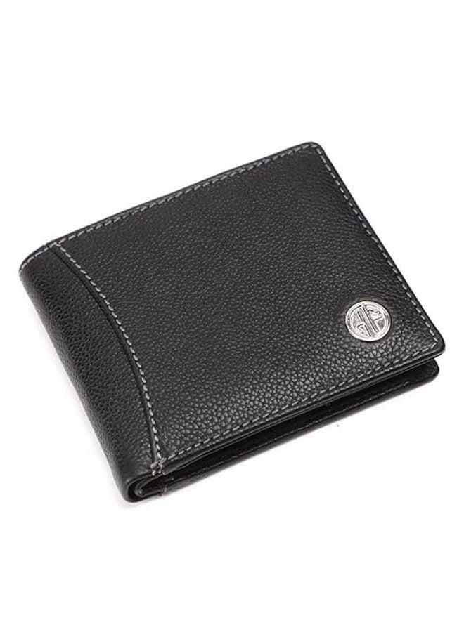  هاموندز فلاي كاتشر محفظة HAMMONDS FLYCATCHER المصنوعة من الجلد الأصلي للرجال، محفظة جلدية محمية بتقنية RFID للرجال، محفظة نقود للرجال، محفظة ثنائية الطي، 6 فتحات للبطاقات، 3 فتحات للهوية، جيب للعملات المعدنية، جيوب مخفية - أسود - Image 1