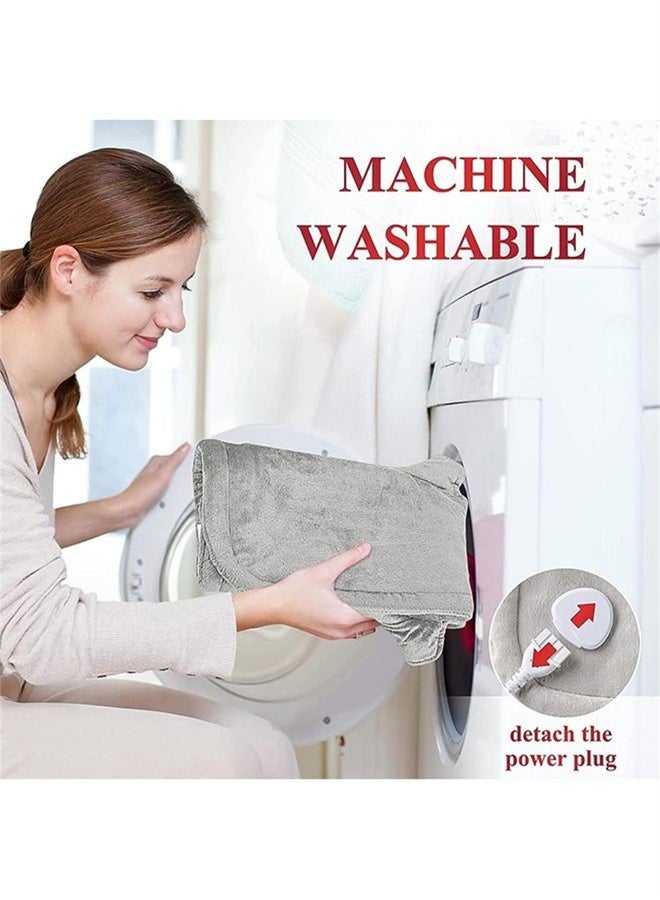Electric Heating Pad With 10 Heat Setting 3 Timer Options Auto Shut Off And Washable - Image 2
