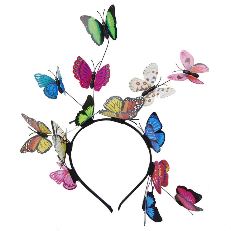 Stylish Butterfly Hair Hoop For Women, Bridal And Party Headband With Elegant Design - Image 1