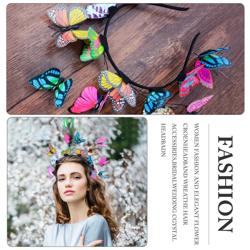 Stylish Butterfly Hair Hoop For Women, Bridal And Party Headband With Elegant Design - Image 5
