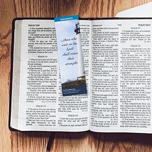 Logos Trading Post Christian Bookmark with Bible Verse, Pack of 25, Assurance Themed, Those Who Wait on the Lord Shall Renew Their Strength, Isaiah 40:30-31 - Image 4