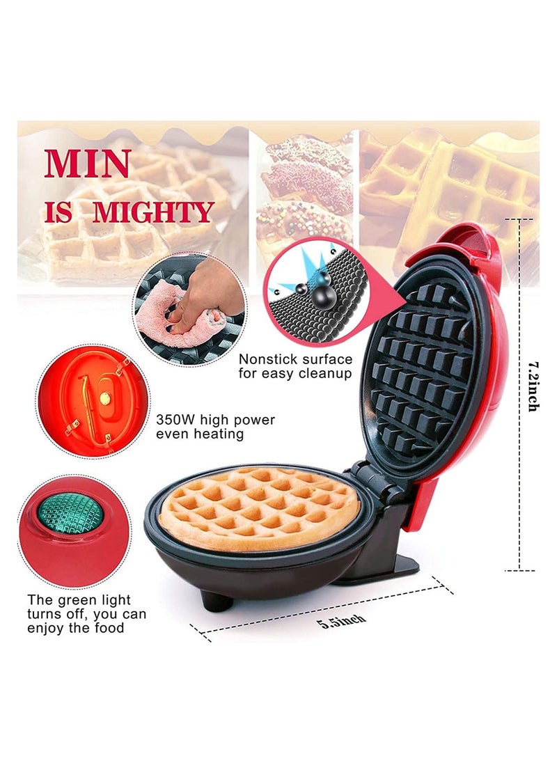 Cool Baby COOLBABY Mini Waffle Maker Portable Personal Waffle Maker  - Image 3