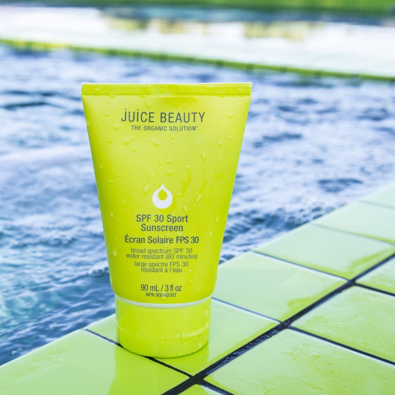 Juice Beauty SPF 30 Sport Sunscreen - 90 mL - Protects Against UVA/UVB Rays - Water + Sweat Resistant Up to 80 Minutes - All Ages + Skin Types - Vegan, Cruelty Free - Image 3