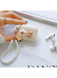 Generic Cute Simple Cherry Bear Decor TPU Headset Cover For AirPods Pro 