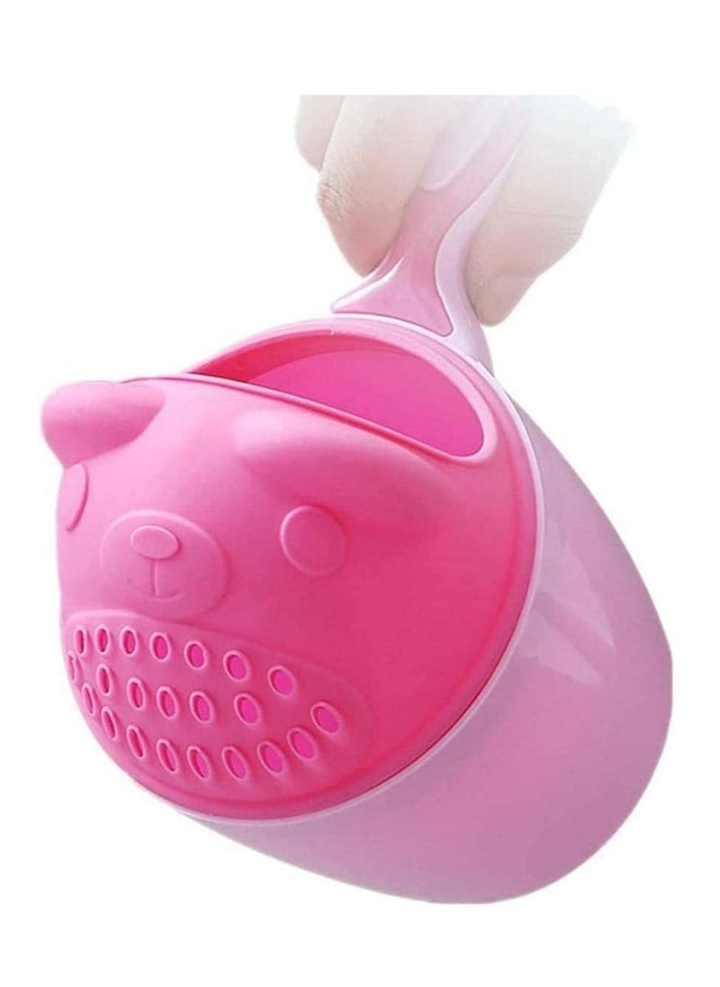 SYOSI - Baby Kids Cartoon Bear Bathing Cup Baby Shower Shampoo Cup Bailer Baby Shower Water Spoon Bath Wash Cup - Image 1