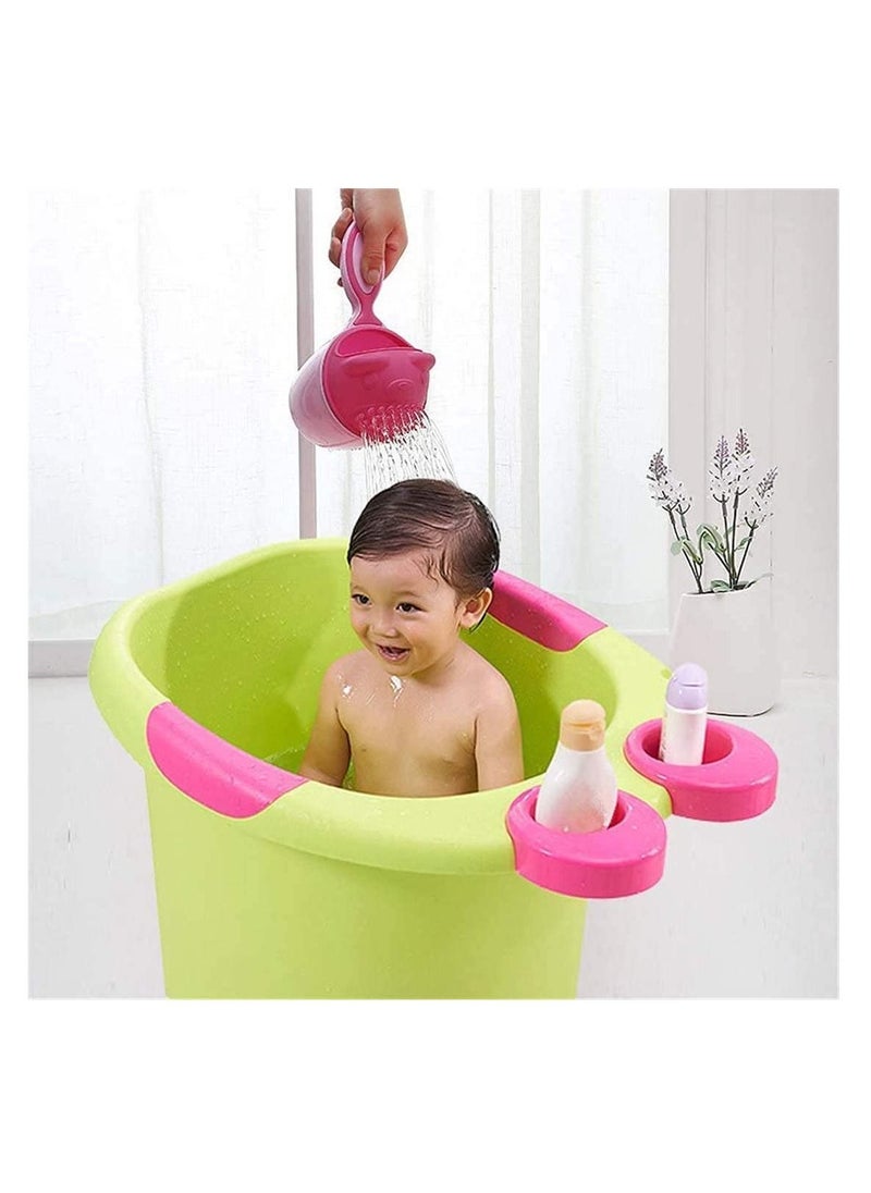 SYOSI - Baby Kids Cartoon Bear Bathing Cup Baby Shower Shampoo Cup Bailer Baby Shower Water Spoon Bath Wash Cup - Image 1