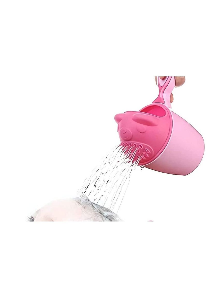 SYOSI - Baby Kids Cartoon Bear Bathing Cup Baby Shower Shampoo Cup Bailer Baby Shower Water Spoon Bath Wash Cup - Image 1