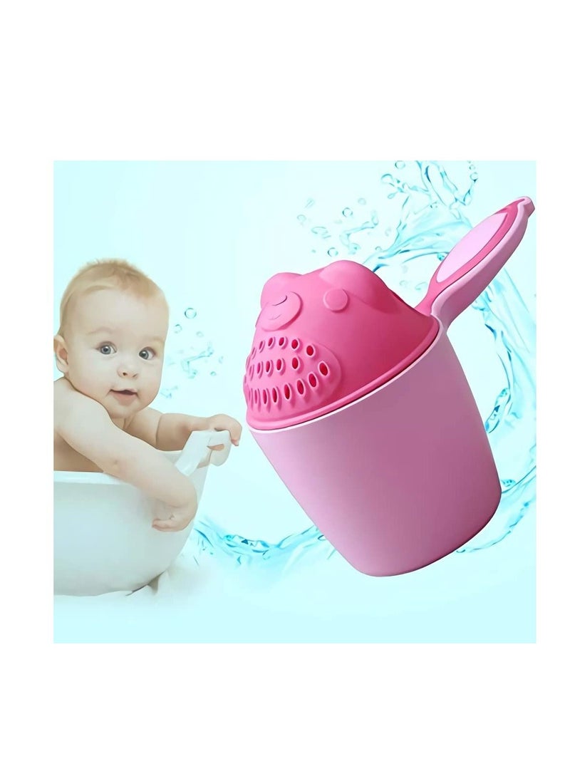 SYOSI - Baby Kids Cartoon Bear Bathing Cup Baby Shower Shampoo Cup Bailer Baby Shower Water Spoon Bath Wash Cup - Image 1