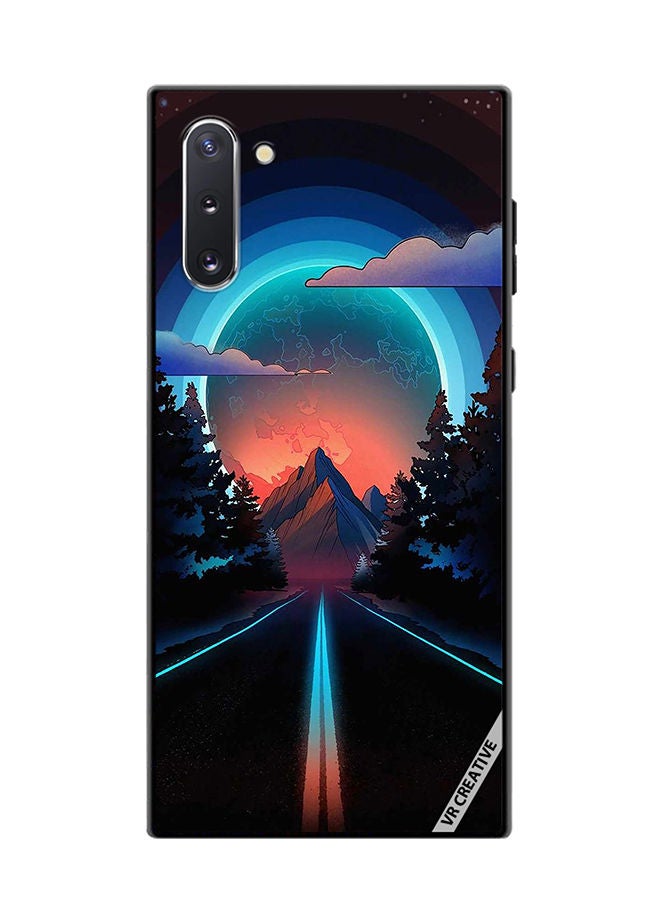 VR CREATIVE Protective Case Cover For Samsung Galaxy Note10 5G Road To Paradise Design Multicolour - Image 1