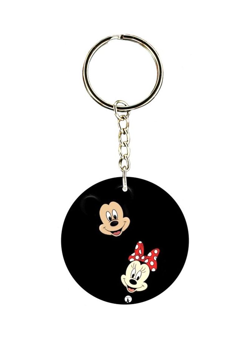 Minnie And Mickey Mouse Theme Key Chain