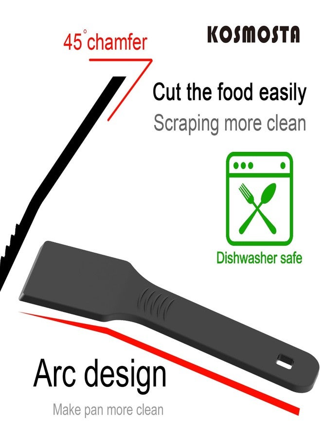 Kosmosta Raclette Spatula Set of 8 for Non-stick Pans | Baking Utensils Set | Kitchen Tools & Gadgets - Ideal for Raclette, Fondue & Baking - Image 3