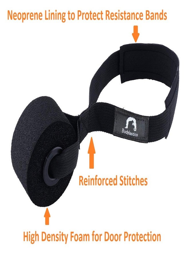 Bodylastics Natural Rubber Dual Layer Resistance Loop Band 41 Inches with Door Anchor for Resistance Training, Body Stretching, Powerlifting, Pullup Assistance, Pilates, Yoga, Fitness Workouts - Image 3