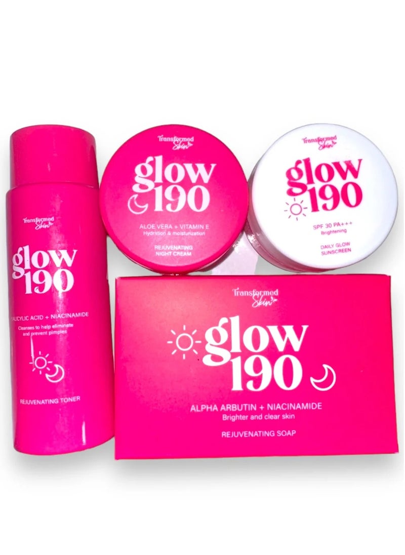Transformed Skin - Glow 190 Rejuvenating Set - Image 1