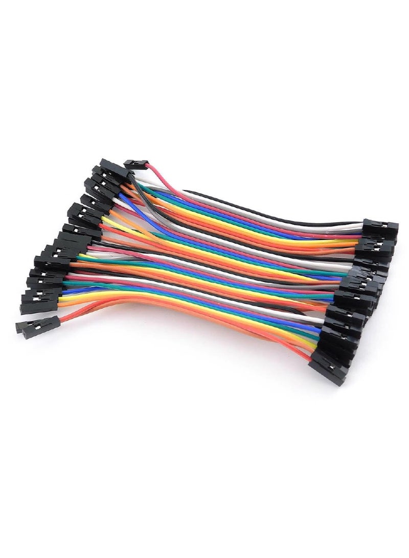 Arduino Jumper Wire Medium F/F 30mm – Female to Female Cable Set 