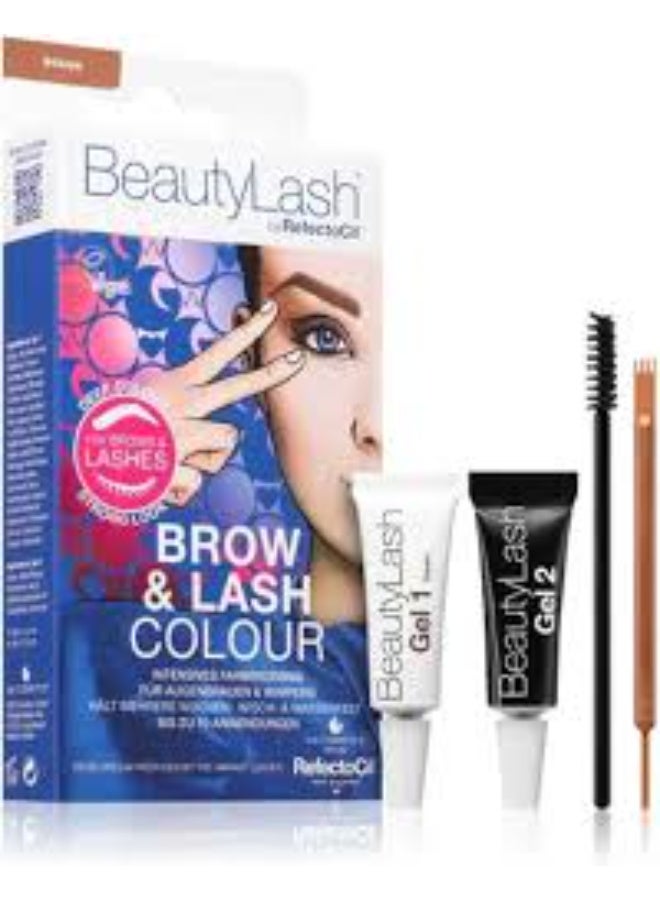 Refectocil BeautyLash Brow & Lash Color Eyebrow And Eyelash Tint Color Medium Brown - Image 2