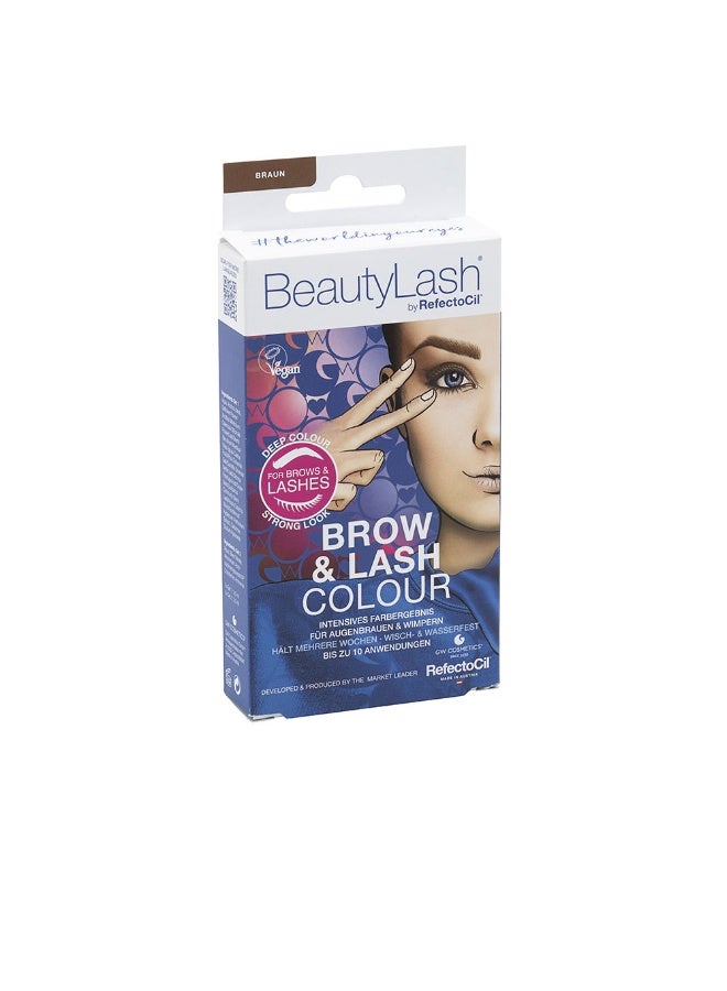 Refectocil BeautyLash Brow & Lash Color Eyebrow And Eyelash Tint Color Medium Brown - Image 1