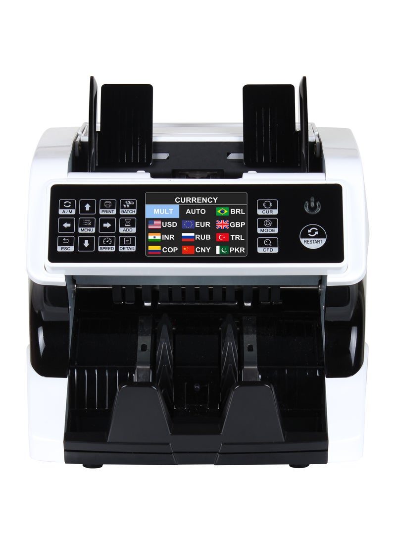 LOTFY GROUP - LG810 Bank Grade Money Counter Machine Mixed Denomination, Value Counting, S. Number, Multi Currency, 2CIS/UV/IR/MG/MT Counterfeit Detection - Image 1