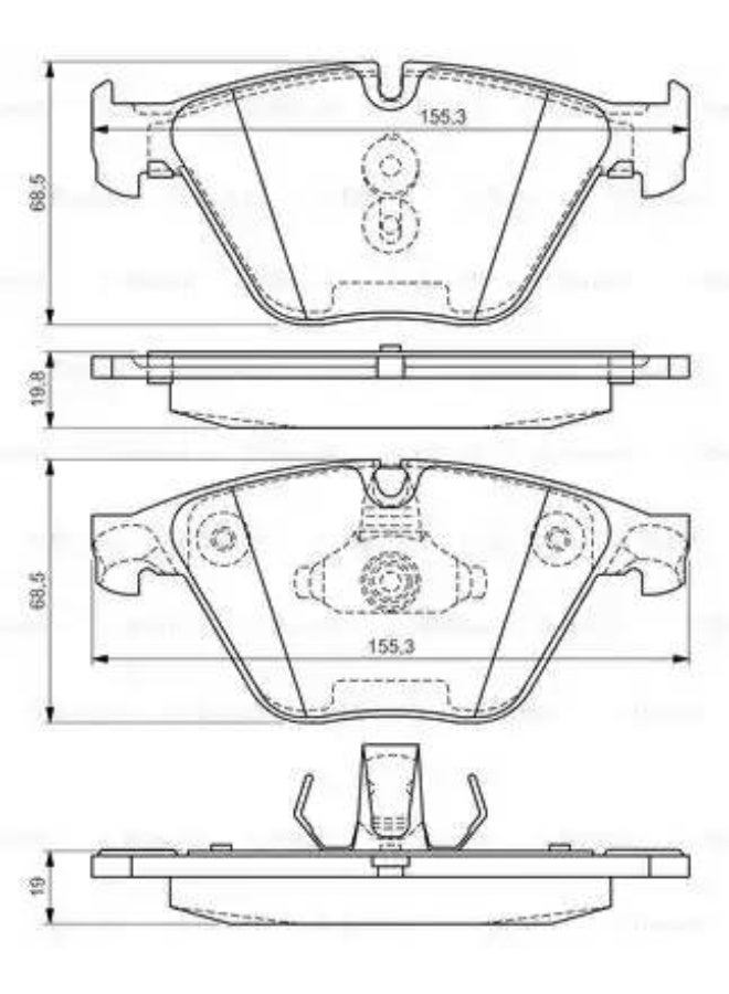 BOSCH Brake Pad - BOSCH - 0 986 494 549