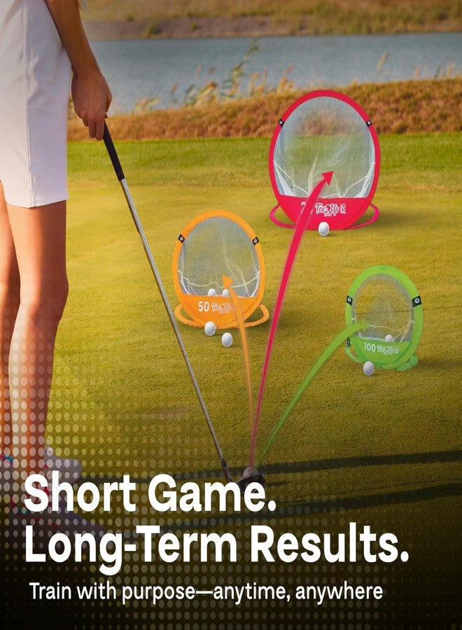 Golfgen PGA Tour Golf Practice Aids By Golfgen: Premium Chipping Nets, Putting Rings, & Targets, Indoor & Outdoor Training, Improve Accuracy & Control, Master Putting and Chipping, Portable for On The Go - Image 3