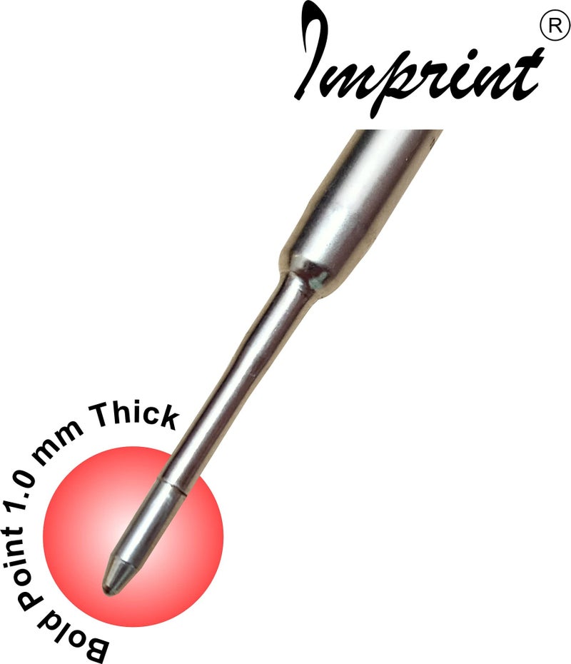 IMPRINT 4 Count Ballpoint Pen red Ink Universal fit Refills, Medium Point 1 MM - Image 3