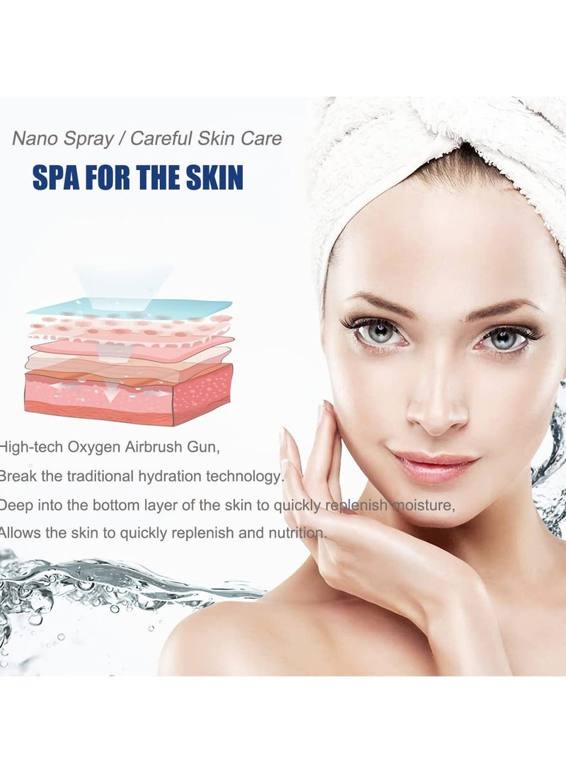 Y&D Portable Oxygen Facial Machine, Green, Serum Toner Skin Care Nano Mist Sprayer Mister, High Constant Pressure Spray Machine - Image 2