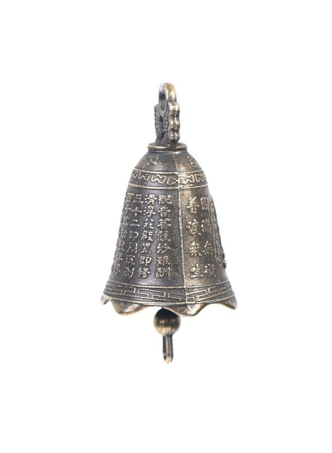 Generic 2Pcs Antique Bell China'S Mini Brass Copper Sculpture Pray Guanyin Bell  - Image 3