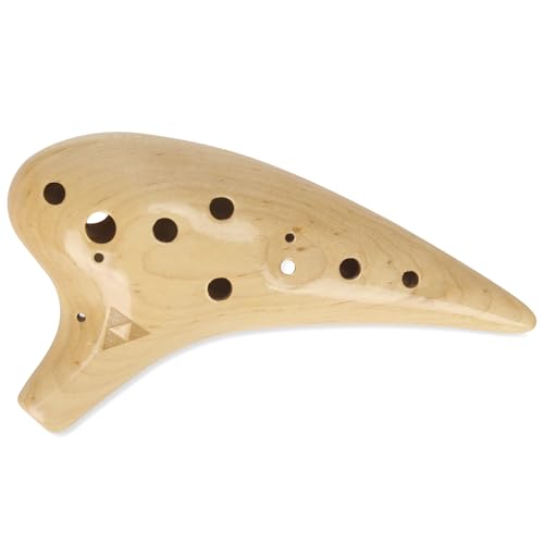 OcarinaWind 12 Hole Maple Wooden Ocarina – Alto C/Tenor C, Musical Instrument Gift for Game Lovers - Image 1
