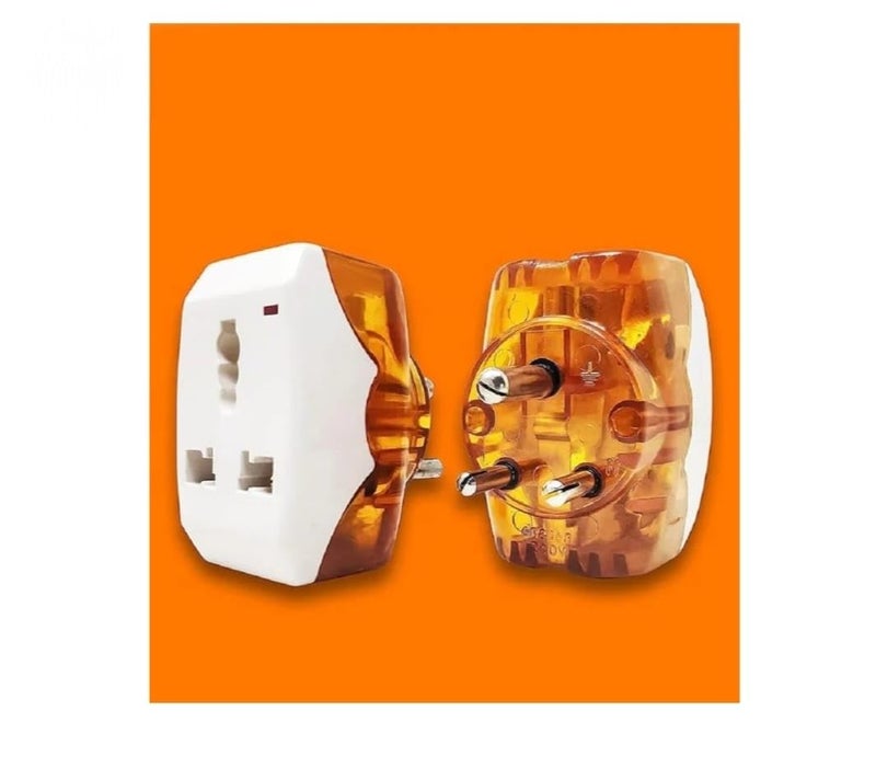 Multiplug with 3 Sockets 16 Amp 240V 3 Socket Extension Boards with Led Indicator 3 Pin Plug White 6 to 16 Amp  - Image 2