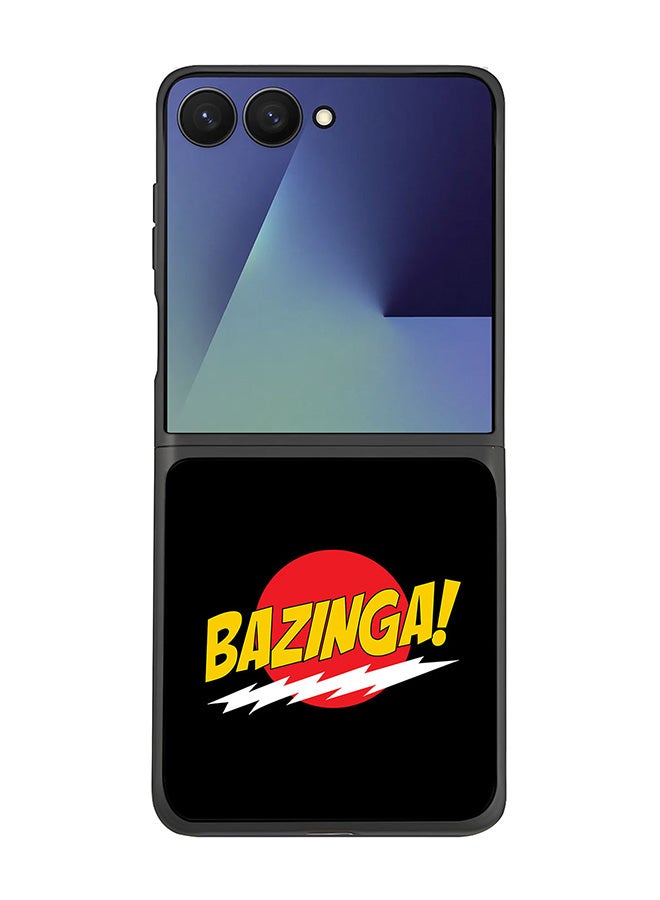 Stylizedd For Samsung Galaxy Z Flip7 Case,Slim fit Camera Protection, Shockproof Thin Phone cover  - Bazinga