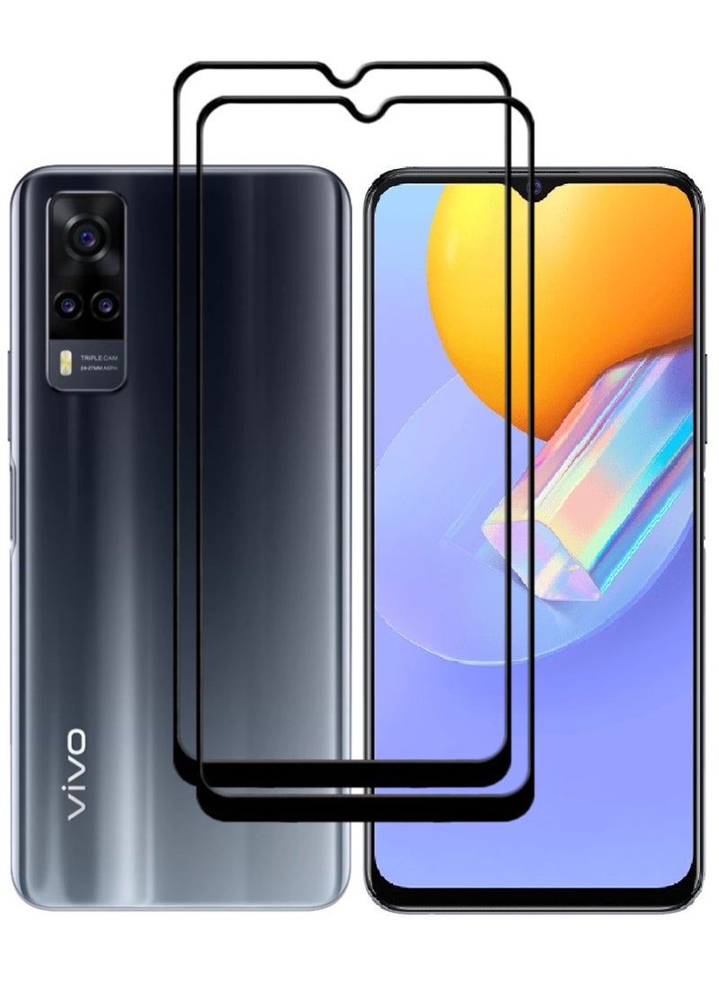 ACLIX 2 Pieces Antistatic ESD Dustproof Premium Quality High Definition Tempered Glass Screen Protector Designed For vivo Y31 - Image 1