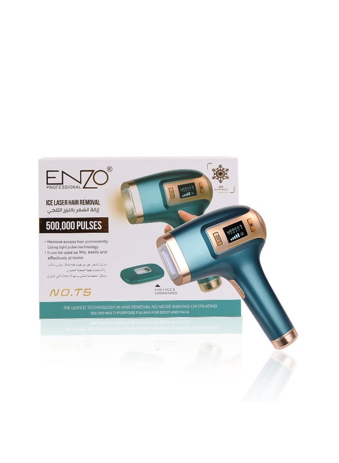 ENZO Professional جهاز إزالة الشعر بالليزر الثلجي ENZO EN-T5، أخضر - Image 1