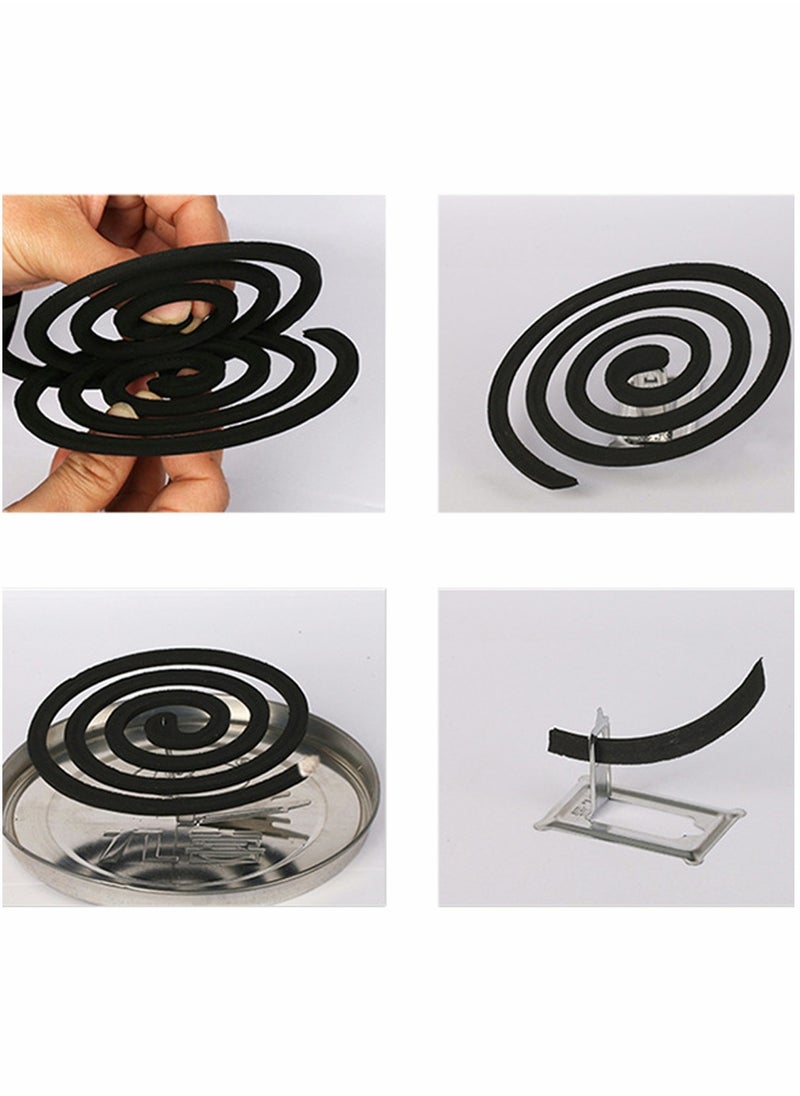 TOPONE - 12-Piece Mosquito Repellent Spiral Coils Black - Image 1