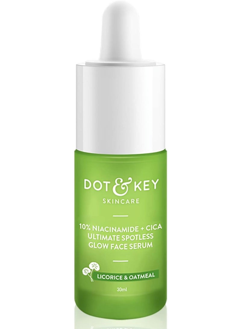 Dot & Key 10% Niacinamide + Cica Serum | Reduces Acne & Dark Spots | Niacinamide Serum | Controls Excess Oil, Quick Absorbing, & Lightweight | For Oily, Acne Prone & Sensitive Skin | 30ml - Image 1