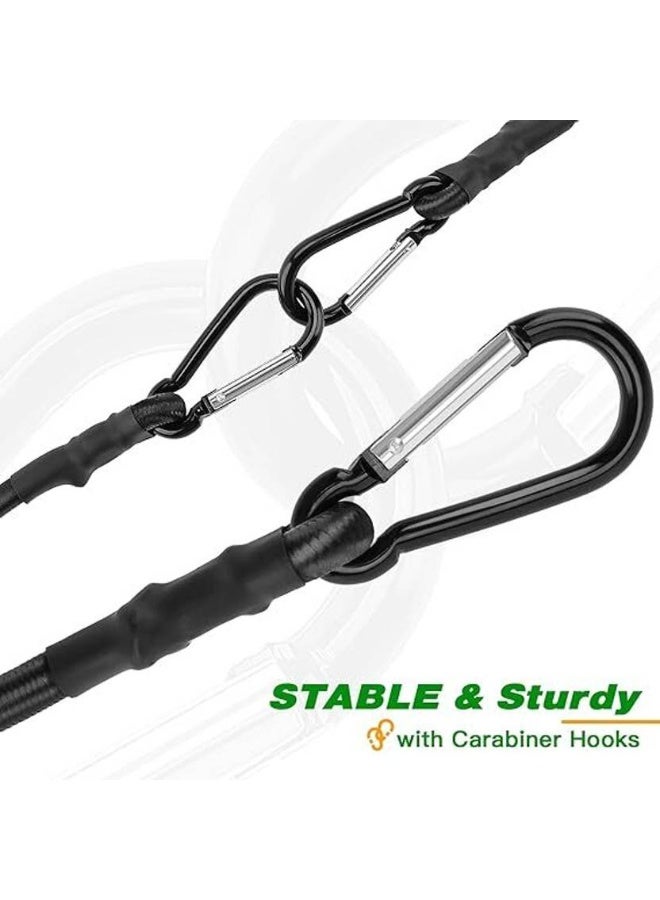 APNA KANHA APNA KANHA Carabiner Spring Clip Hook Keychain for Outdoor Hiking Travelling ( Pack of 6 ) Locking Carabiner  (Black) - Image 4