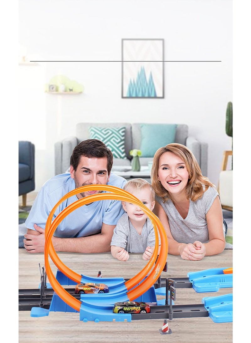 هالامودو لعب الأطفال حلة السيارة । السباق المعادن + يا (آبز)، المصممة المسار । الدائري 360 ° التناظرية بدأت تتسارع بدء । । । اللعبة السباقات الأبوة تجربة قيادة غمر । السرعة التحديات المثيرة । سيارات لعبة । الملغم المعمرة مناسبة للأطفال من سن الثلاث سنوات وما فوقها - Image 3