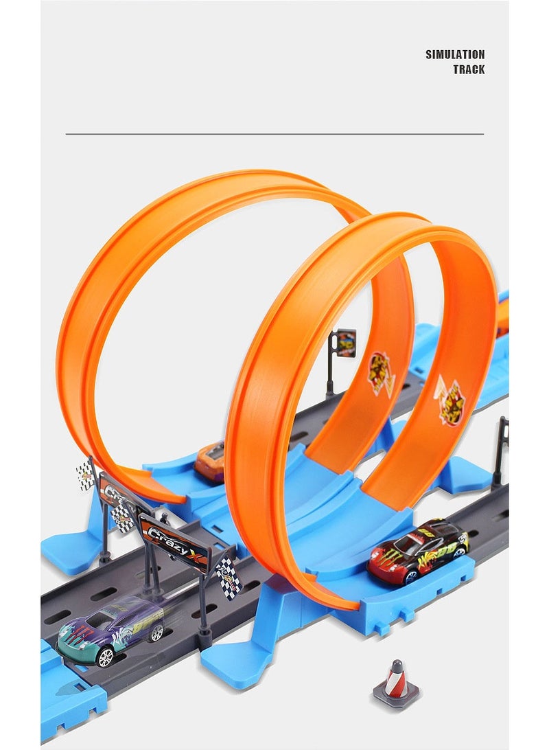 هالامودو لعب الأطفال حلة السيارة । السباق المعادن + يا (آبز)، المصممة المسار । الدائري 360 ° التناظرية بدأت تتسارع بدء । । । اللعبة السباقات الأبوة تجربة قيادة غمر । السرعة التحديات المثيرة । سيارات لعبة । الملغم المعمرة مناسبة للأطفال من سن الثلاث سنوات وما فوقها - Image 4