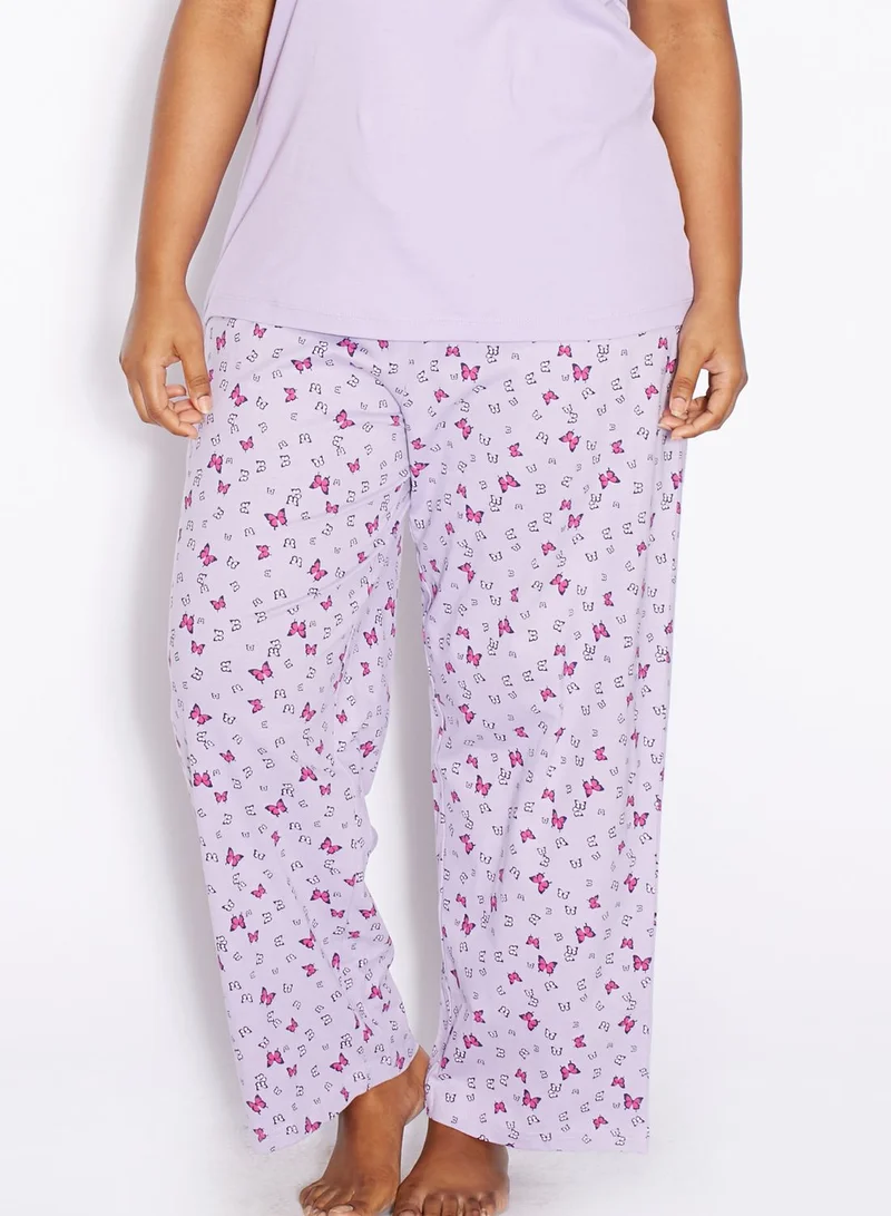 EVANS Butterfly Pyjama Bottoms